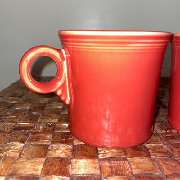 Fiesta Set of 2 Burnt Orange Mugs - Picture 2 of 5
